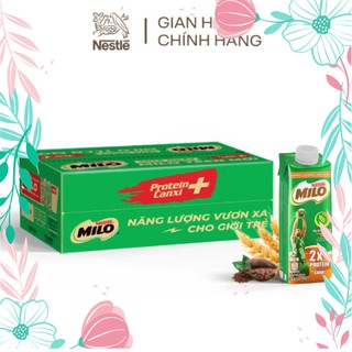 ( SHOP 224  ) ( Hàng sẵn ) [Freeship 70K đơn 300K]Thùng 24 hộp sữa lúa mạch Nestlé MILO teen protein canxi 210 ml/hộp MM