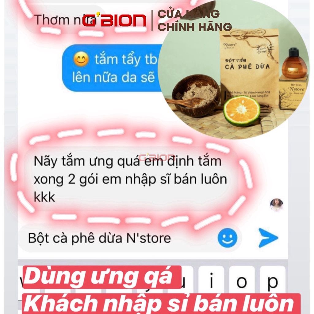 COMBO MỠ TRĂN VÀ BỘT TẮM TRẮNG CÀ PHÊ DỪA NON NSTORE,Tẩy Tế Bào Chết Cho Mặt &amp; Toàn Thân CHÍNH HÃNG Có Bill, NPP GBION