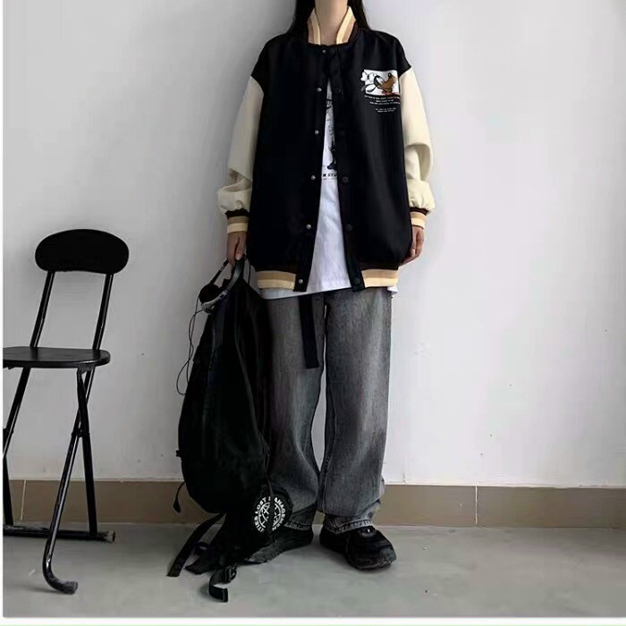 Áo khoác dù bomber form rộng | BigBuy360 - bigbuy360.vn