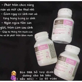 DHA bầu Bioisland Úc 60 viên
