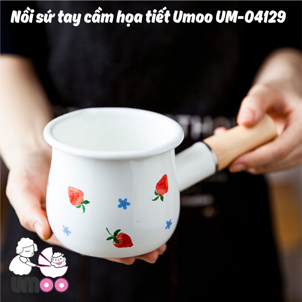 Nối sứ tay cầm hoa họa tiết Umoo UM-04129