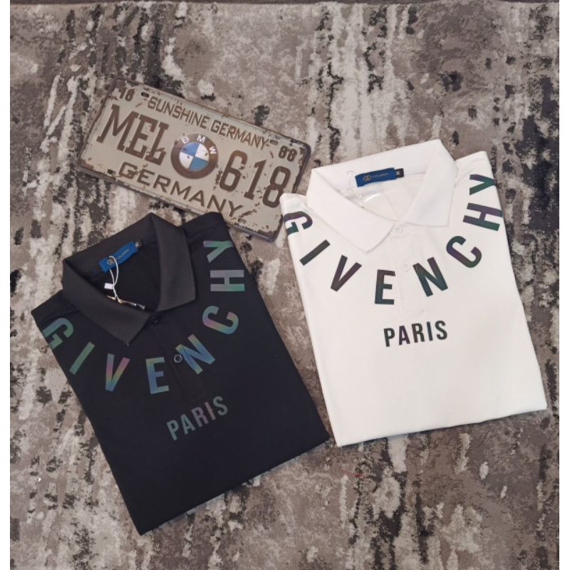 Áo thun nam nữ có cổ Givenchyy nhủ phản quang cao cấp, 100% vải cotton co dãn | BigBuy360 - bigbuy360.vn