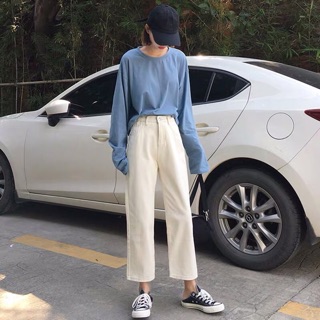 Quần Jeans Basic Ulzzang ( Có ảnh thật )