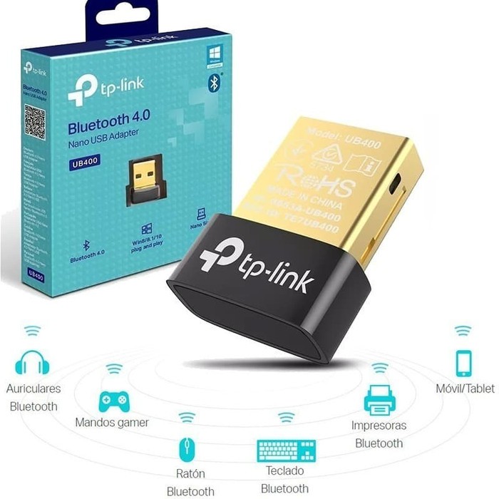 USB Bluetooth 4.0 TPLink UB400 dùng cho PC, chính hãng, mới 100%, bảo hành 2 năm- Kết Nối Bluetooth Nhanh Hơn