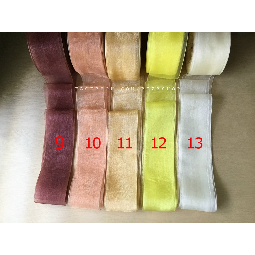 Ruy băng voan bản 5cm -