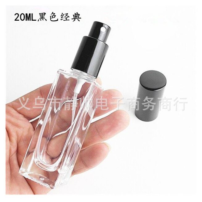 02 Lọ chiết nước hoa 20ml thủy tinh Vuông- không chứa dung dịch