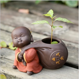 Chậu chú tiểu phát tài