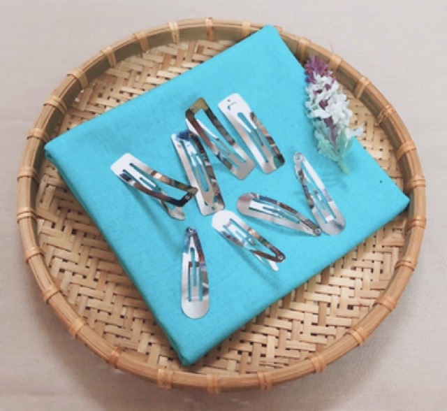 Set 10 Phôi kẹp giọt nước 6cm/ 8cm