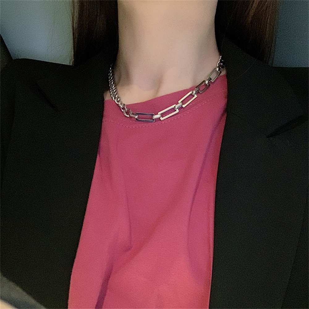 Vòng cổ Thép Titan Phong Cách Hip hop Thời Trang Cho Cặp Đôi