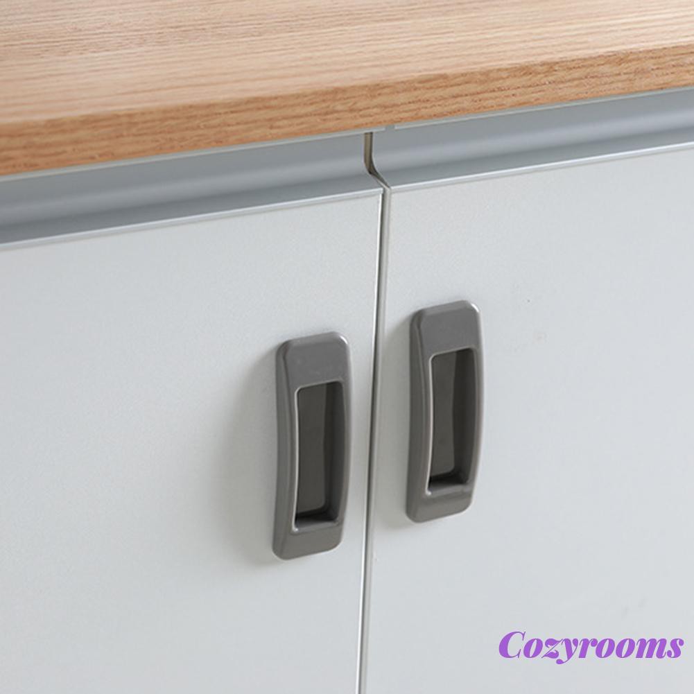 2pcs Self-Adhesive Door Handles Wardrobe Glass Window Handles