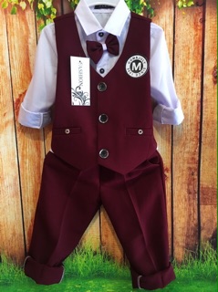Bộ vest 4 chi tiết cho bé trai