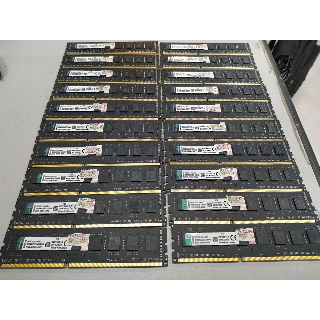 RAM Kingston 8Gb DDR3 Bus 1600Mhz