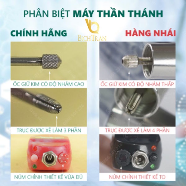 Máy phun xăm thần thánh không tích điện chỉnh số, phun sương dải hạt siêu tự nhiên