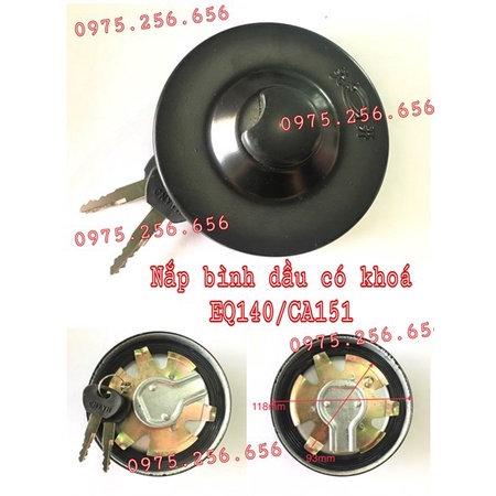 Nắp bình dầu có khoá 140/CA151 Howo phụ tùng ô tô phụ tùng Hùng Lỳ