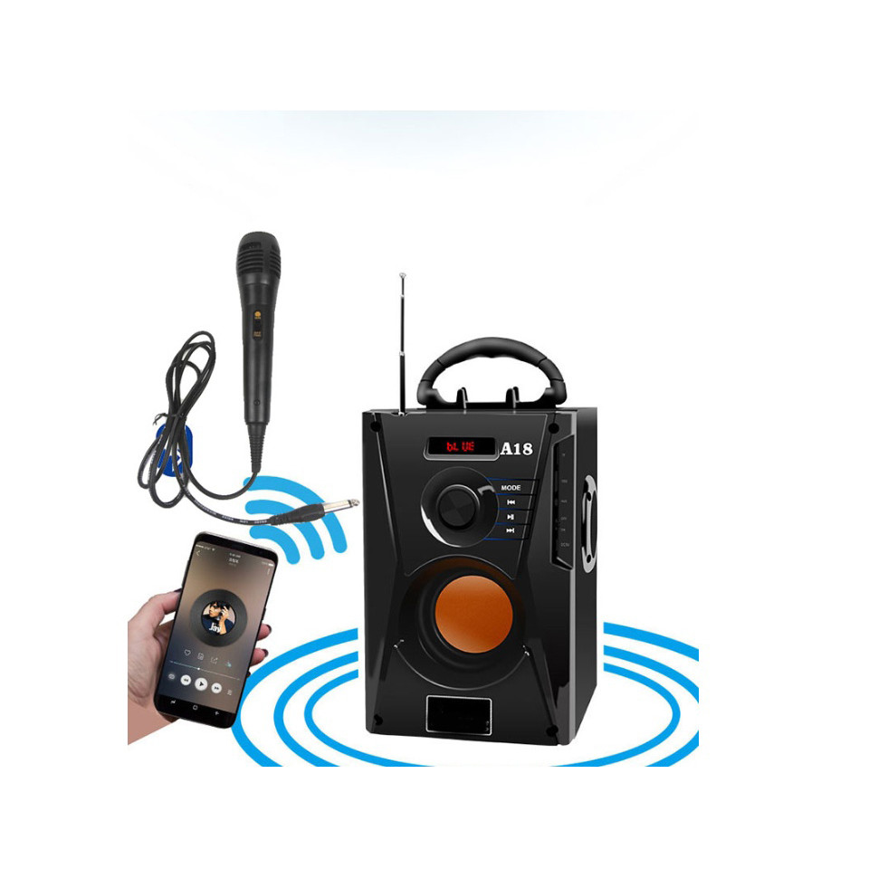 Loa Karaoke Bluetooth Công Suất Lớn CÓ MIC A17 - A18 - Công Nghệ Kết Nối Bluetooth 4.1