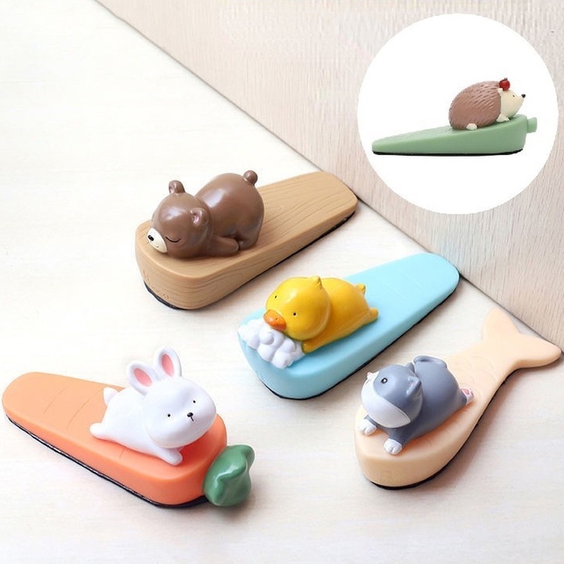 Khối Chặn Cửa Tráng Men Hình Động Vật Vui Nhộn Bảo Vệ Chống Va Chạm Cho Nhà Ở/Văn Phòng/Nhà Cửa