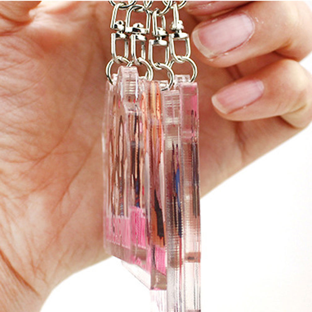 MXMUSTY Jewelry Accessories Bag Pendant JENNIE Kpop Girl Groups BLACKPINK Key Chain Double Sided JISOO ROSÉ LISA Korean BLINK Acrylic Keyring