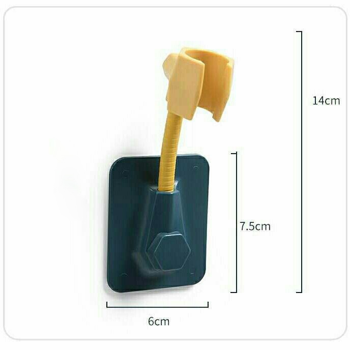 Giá đỡ, gác cài vòi hoa sen dán tường xoay 360 độ chất liệu nhựa ABS nhiều màu tiện dụng, siêu bền - QM.PK105/QM.PK106