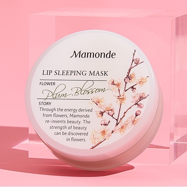Mặt Nạ Ngủ Môi Mamonde Aqua Peel Lip Sleeping Mask Dưỡng Ẩm Và Loại Bỏ Da Chết 20g