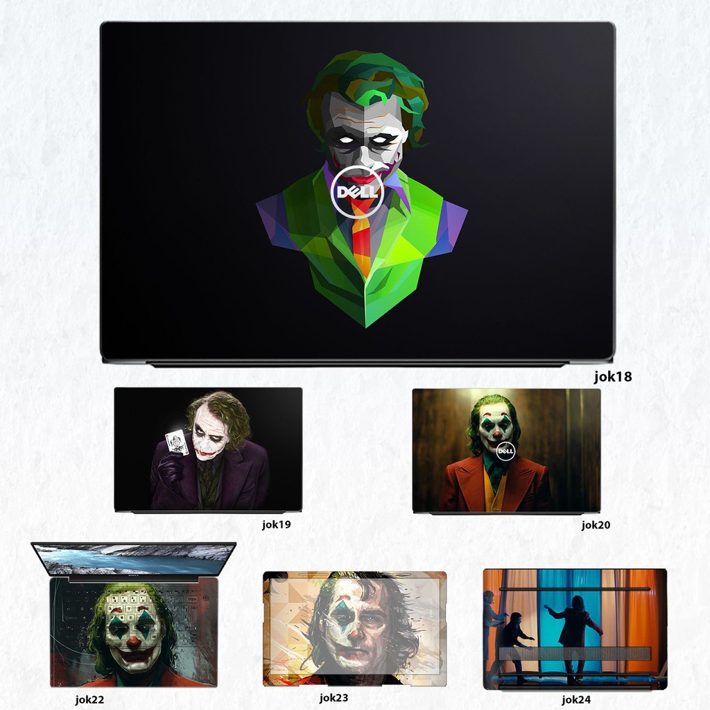 Skin dán Laptop Dell in hình Joker nhiều mẫu 3 (inbox mã máy cho Shop)