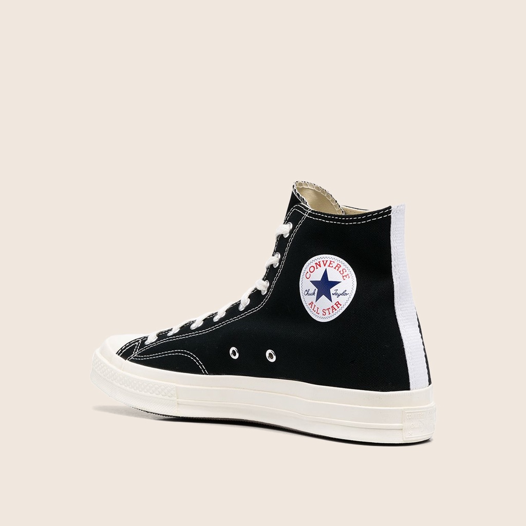 [  CHÍNH HÃNG ] giày sneaker CONVERSEE CDG HIGH BLACK