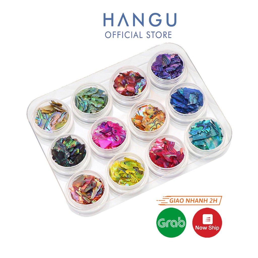 Xà cừ nail vân đá 12 màu