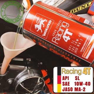 Dầu nhớt Wolver Racing 10W40 API SL Đức German Lubricant