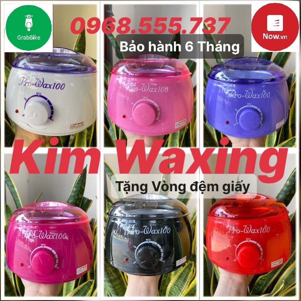 (BH 6 tháng) Nồi nấu sáp wax lông Pro Wax 100 kèm 100g sáp viên Full 6 | BigBuy360 - bigbuy360.vn