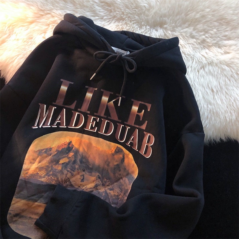 Áo Hoodie nam nữ unisex LiKe, Áo nỉ bông có mũ 2 lớp phom rộng phong cách hàn quốc ulzzang đủ màu | BigBuy360 - bigbuy360.vn