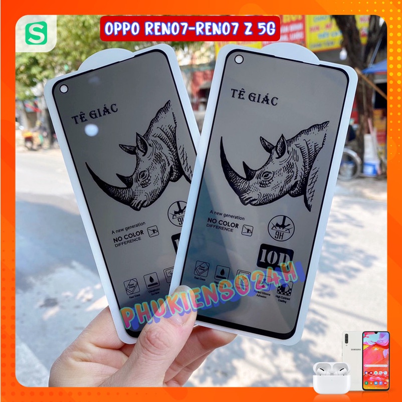 Kính Cường Lực OPPO Reno 7 Reno 7 Z  Reno 8 Reno 8 Z Chống Nhìn Trộm Tê Giác Xịn Bảo vệ sự riêng tư