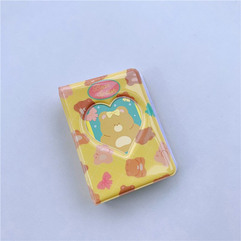 Cuốn Album Ảnh 3 Inch Mini Hình Gấu / Mèo Dễ Thương