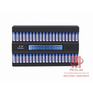 [HÀNG CHÍNH HÃNG - MỚI 100%] Bàn sạc pin 40 viên DoublePow DP-K50 thông minh tự ngắt khi sạc đầy.