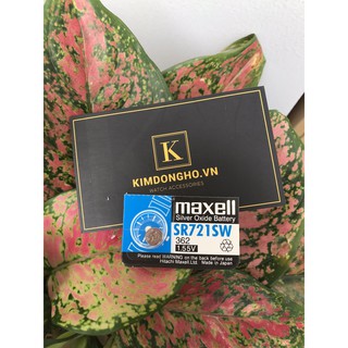 Viên pin đồng hồ Maxell 721 chuyên thay pin đồng hồ đeo tay, điều khiển các loại - SR721SW - 362 vỉ 1 viên