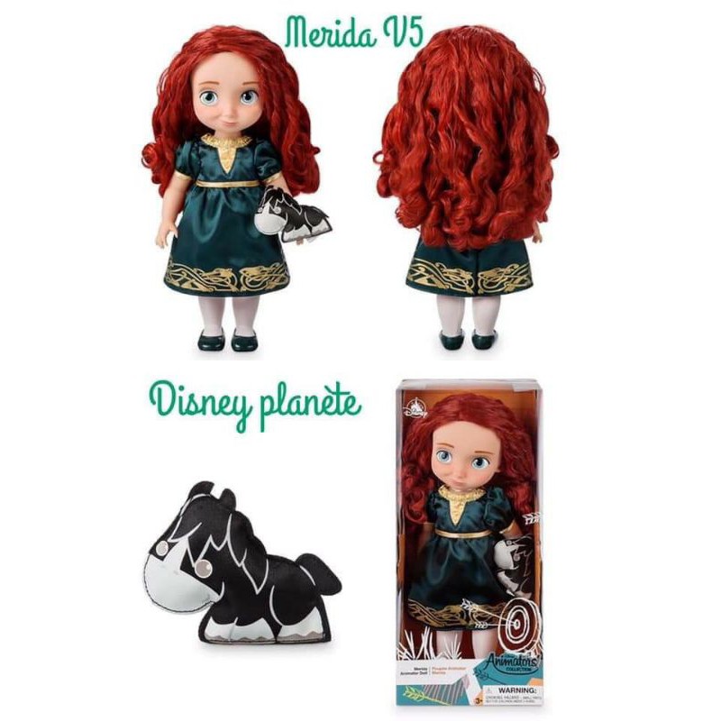 BÚP BÊ DISNEY ANIMATOR MERIDA Công chúa tóc xù