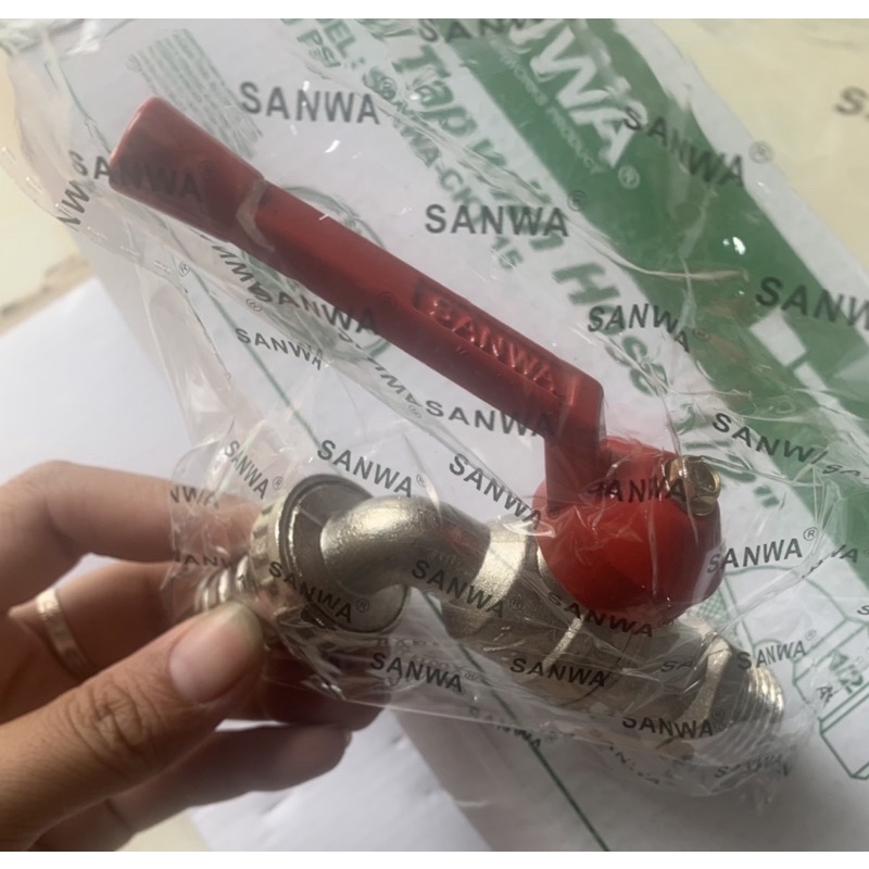 Vòi nước Sanwa cỡ 21 và 27 tặng kèm băng tan