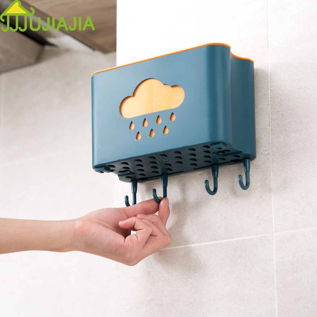 Giá Gắn Tường JUJIAJIA Đựng Đũa Muỗng Và Dụng Cụ Nhà Bếp Tiện Lợi