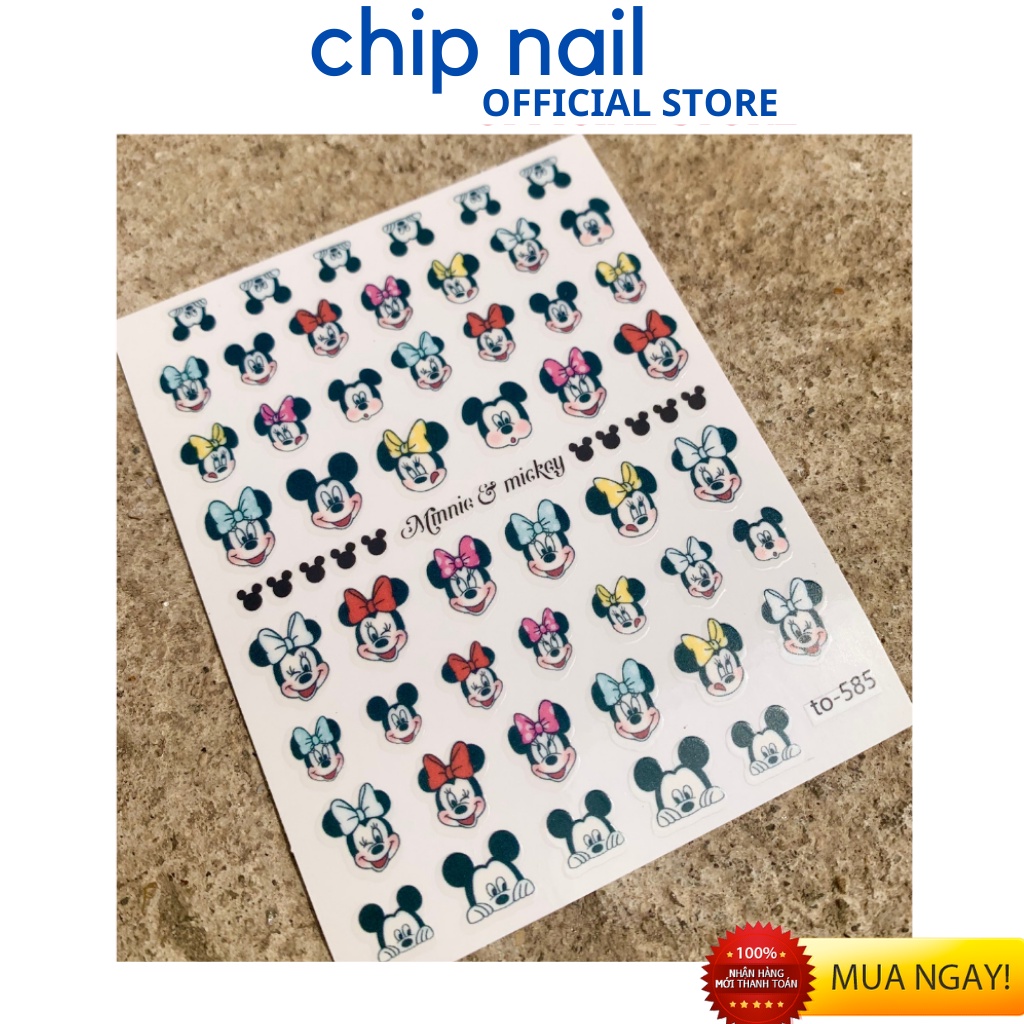 Sticker miếng dán móng tay mã to- 585.