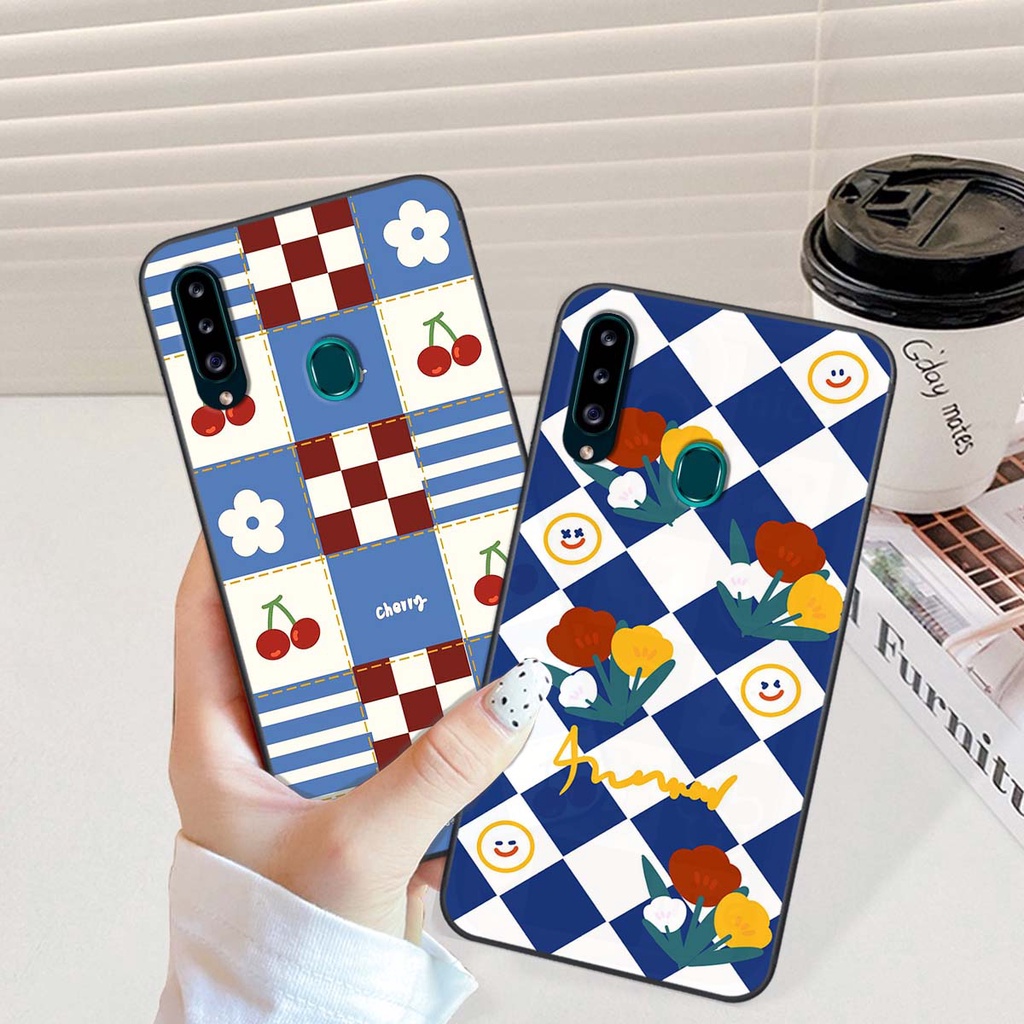 Ốp Samsung A20s họa tiết hoa, gấu thời trang, ốp dẻo bền đẹp