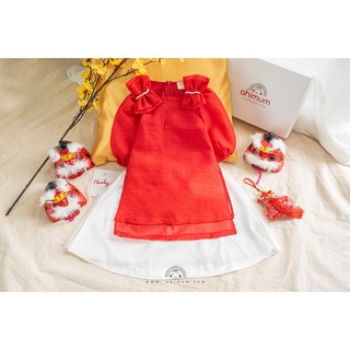 Áo dài Họa Mi bé gái - Ahimum Special