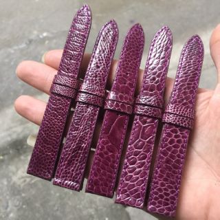 Dây đồng hồ da đà điểu size 12,14,16