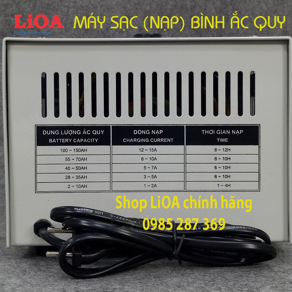 Máy Nạp Ắc Quy LiOA, Dòng Tải 30A-36V. Model: BC3630