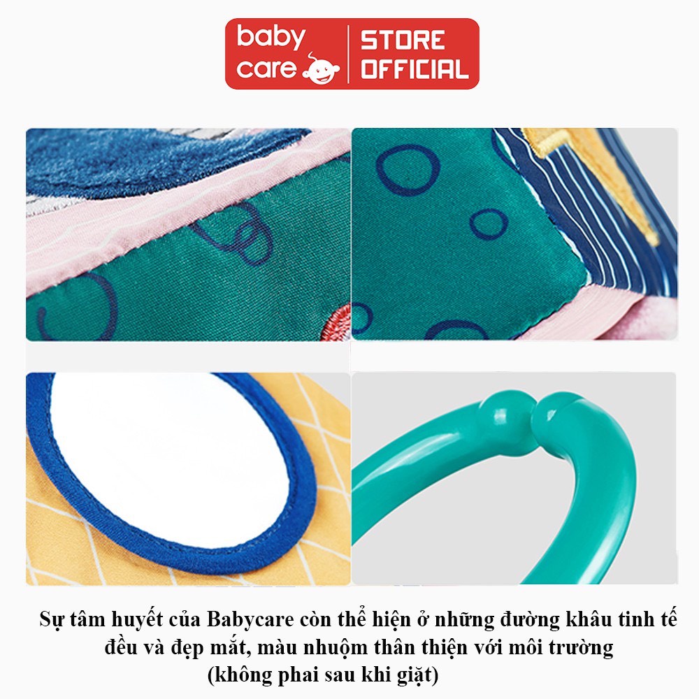 Xúc xắc vải Babycare BC7318 đồ chơi hình khối phát triển trí tuệ cho bé