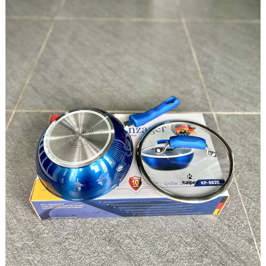 CHẢO CHỐNG DÍNH SÂU LÒNG VUNG KÍNH BẾP TỪ CAO CẤP KALPEN