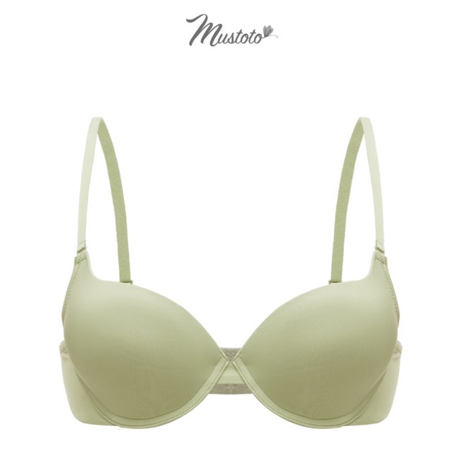 Áo Lót Nữ Trơn Cúp To Mút Mỏng Có Gọng Thoải Mái Humilis (Mustoto MA15 Xanh)