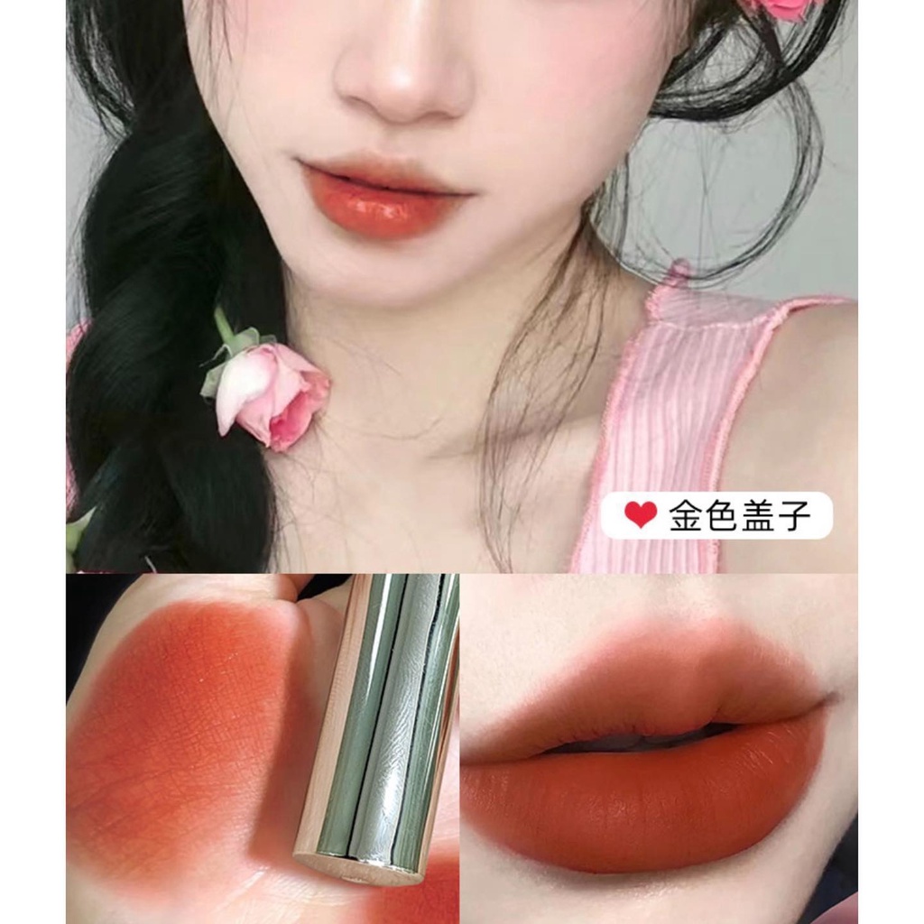 Set 5 Son Kem Lì Sương Mờ Cực Nhẹ CACE Little Bear Velvet Lip Mud 🧸