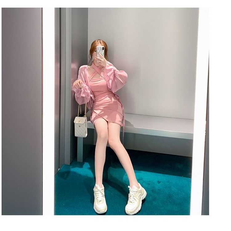 Đầm Ngắn Ôm Dáng Phong Cách Hàn Quốc Quyến Rũ Cho Nữ đầm nữ JL-LYQ-18