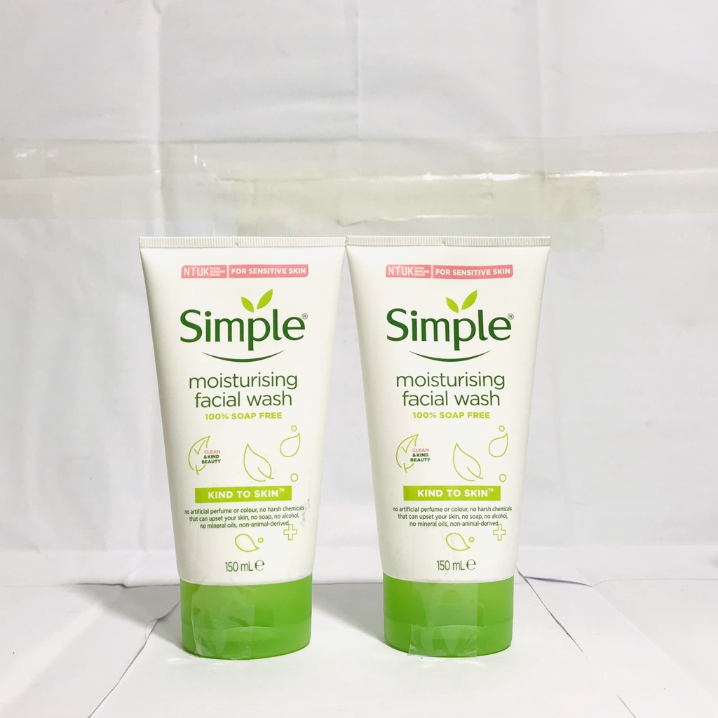 Sữa Rửa Mặt Simple Kiềm Dầu, Ngừa Mụn Cho Da Mụn 150ml Purifying Gel Wash