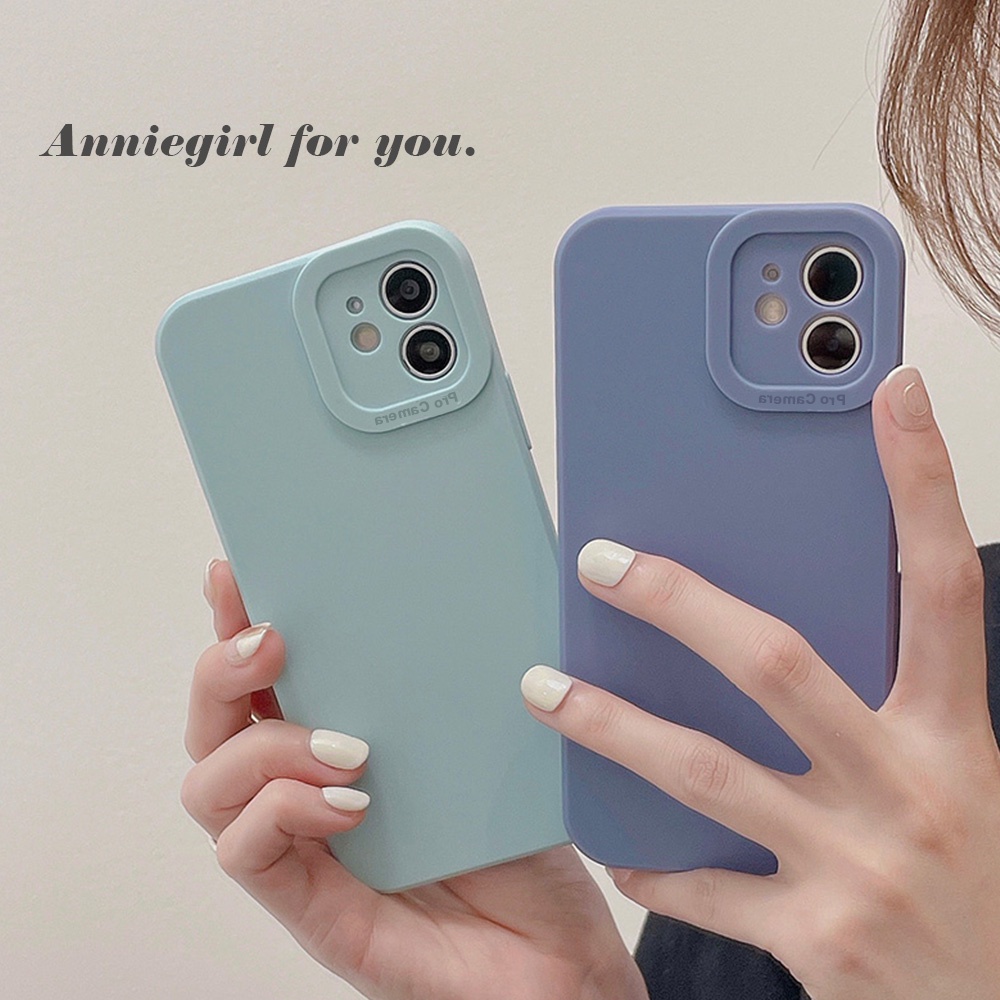 Ốp điện thoại TPU dẻo màu xanh bạc hà chống sốc cho IPHONE 13 12 11 PRO MAX X XR ULTRA | BigBuy360 - bigbuy360.vn