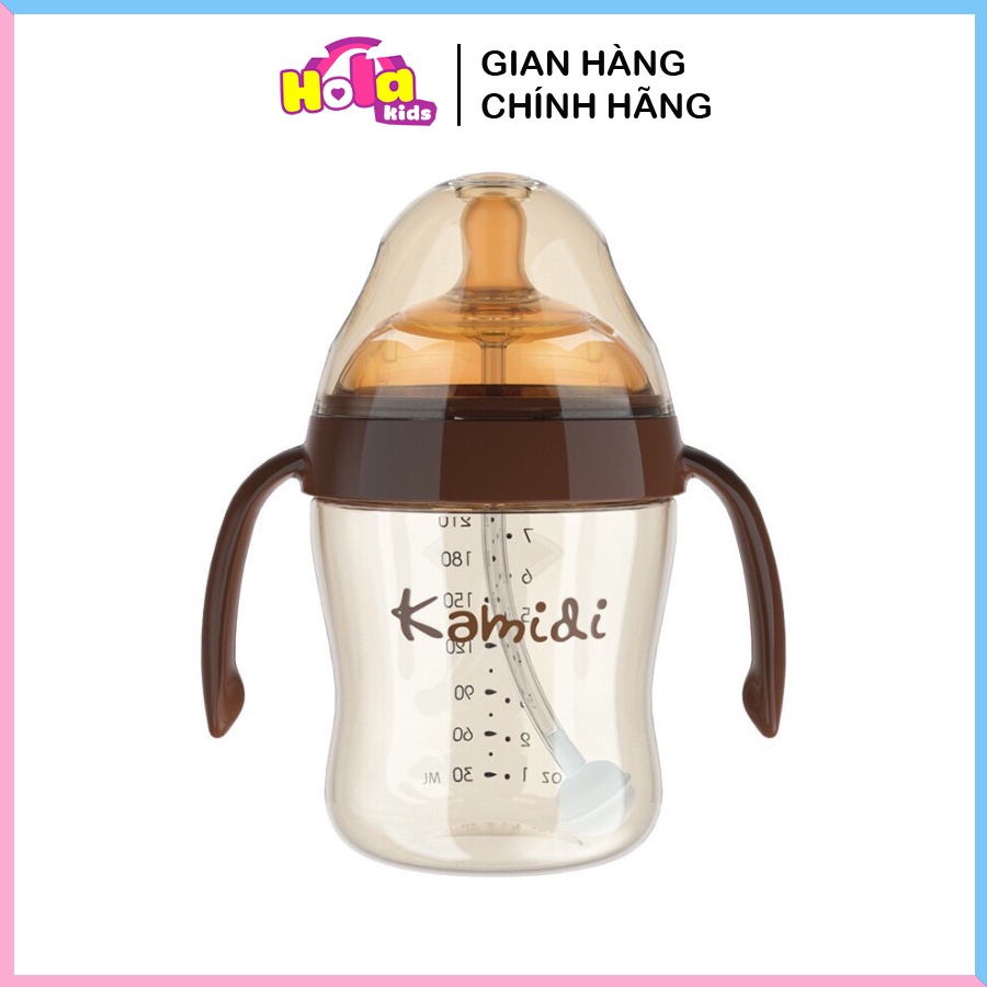 Bình Sữa Kamidi Thân Nhựa PPSU 210ML/300ml Holakids