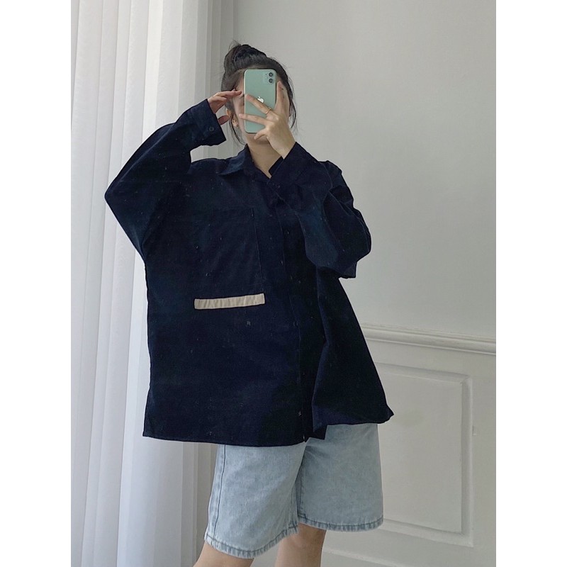 [Mã SKAMCLU9 giảm 10% đơn 100K] Áo sơ mi tikke 1 vạch túi | BigBuy360 - bigbuy360.vn